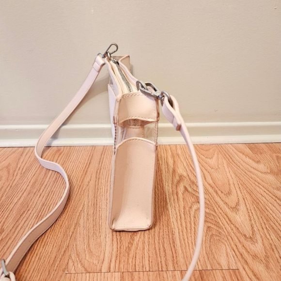 Pixie Mood Vegan Leather Crossbody Bag Light Pink. - Picture 9 of 11